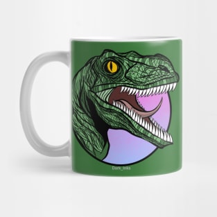 Velociraptor Dinosaur Mug